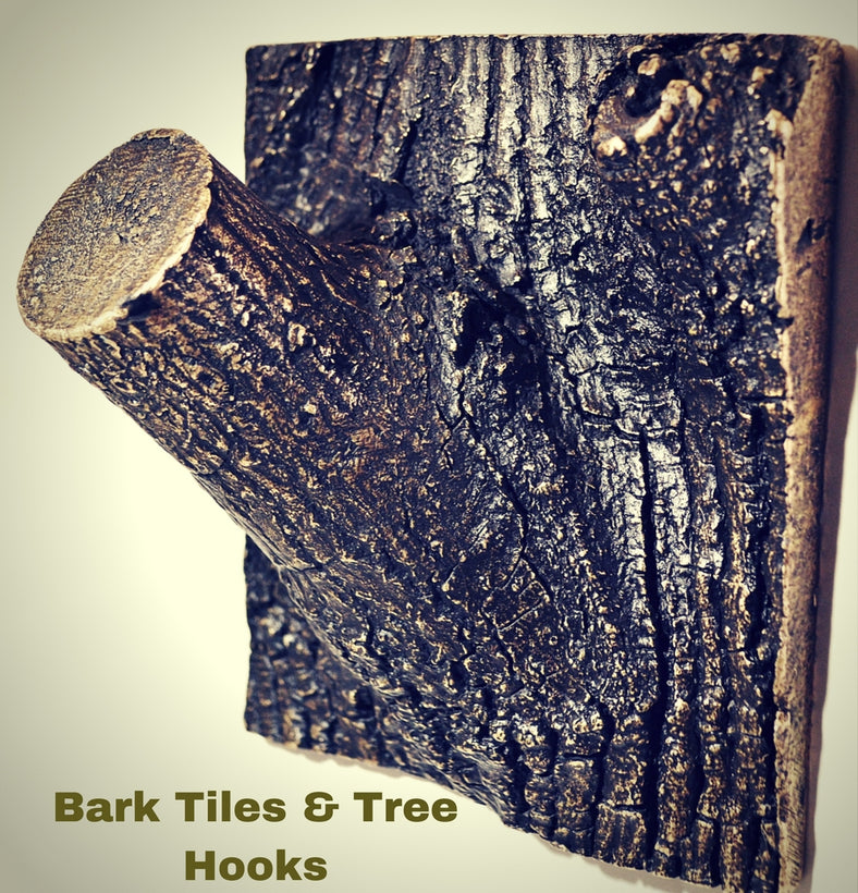 Bark Tiles &amp; Tree Hooks